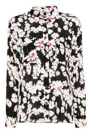 MSGM Camicia a fiori - Nero