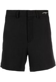 MSGM Shorts con ricamo - Nero