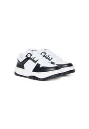 MSGM Kids two-tone colour-block sneakers - Nero