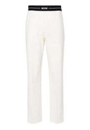 MSGM Pantaloni affusolati con stampa - Toni neutri