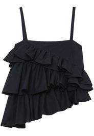 MSGM Top asimmetrico - Nero