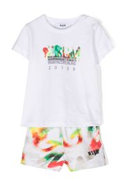 MSGM Kids Set shorts - Bianco