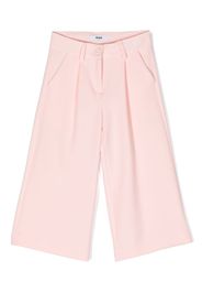 MSGM Kids mid-rise straight-leg trousers - Rosa