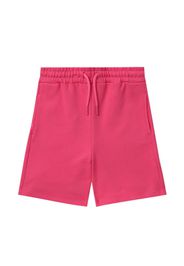MSGM Kids logo-print drawstring shorts - Rosa