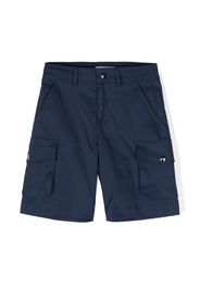 MSGM Kids cargo-pocket bermuda shorts - Blu