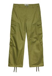 MSGM Cargo con coulisse alle caviglie - Verde