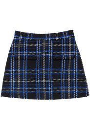 MSGM check shorts - Nero