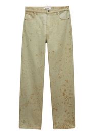 MSGM Jeans con fantasia tie dye - Toni neutri