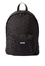 MSGM Zaino con stampa - Nero