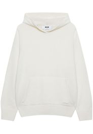 MSGM Felpa con ricamo - Bianco