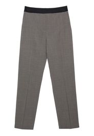 MSGM straight-leg virgin-wool-blend trousers - Grigio