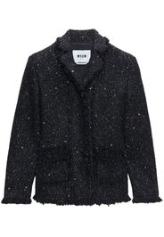 MSGM Blazer monopetto - Nero