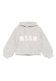 MSGM Kids Felpa con cappuccio - Grigio