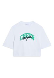 MSGM Kids Cheer T-shirt - Bianco