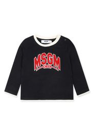 MSGM Kids long-sleeved T-shirt - Nero