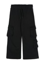 MSGM Kids jersey cargo pants - Nero