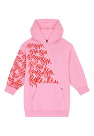 MSGM Kids logo-print dress - Rosa
