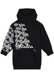 MSGM Kids logo-print dress - Nero