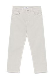 MSGM Kids Jeans con ricamo - Grigio