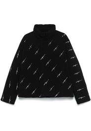 MSGM Giacca con stampa - Nero