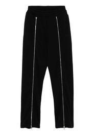 MSGM Pantaloni sportivi con zip - Nero