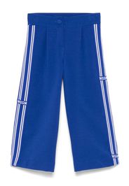 MSGM Kids Pantaloni con banda logo - Blu