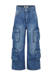 MSGM Kids cargo jeans - Blu