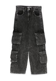 MSGM Kids cargo jeans - Nero