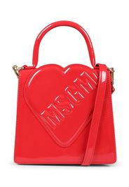 MSGM Kids heart-patch shoulder bag - Rosso