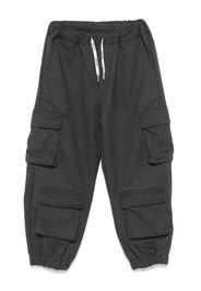 MSGM Kids tapered cargo pants - Grigio