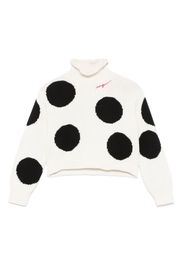 MSGM Kids Maglione a pois - Toni neutri