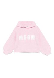 MSGM Kids Maglione con ricamo - Rosa