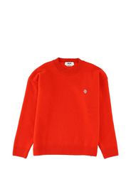 MSGM crew-neck sweater - Rosso