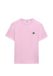 MSGM T-shirt con ricamo - Rosa