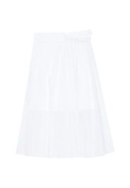 MSGM eyelet midi skirt - Bianco