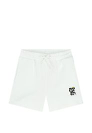 MSGM Kids Shorts con stampa - Bianco