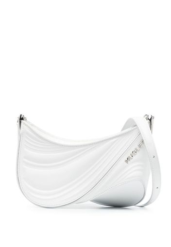 Mugler small Spiral Curve 01 shoulder bag - Bianco