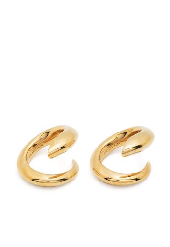 Mugler open spiral ring - Oro