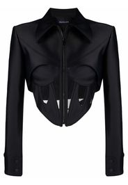 Mugler corset-inspired jacket - Nero