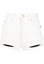 Mugler Spiral denim shorts - Toni neutri