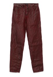 Mugler Waxed Spiral jeans - Blu