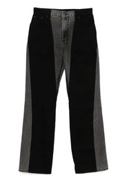 Mugler washed straight-leg jeans - Nero
