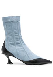 Mugler Stivali denim 55mm - Blu