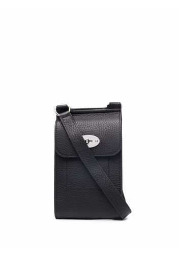 Mulberry small Anthony grained-leather crossbody bag - Nero