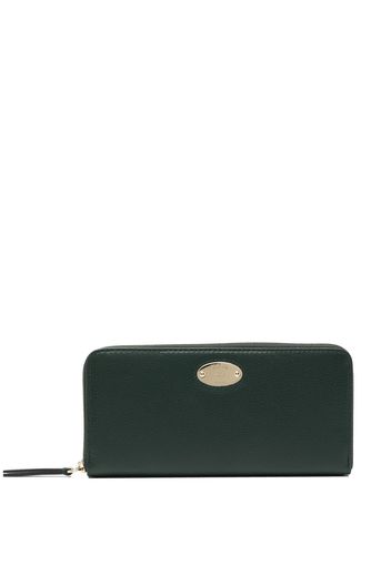 Mulberry logo-plaque zipped purse - Verde