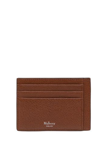 Mulberry small leather cardholder - Marrone