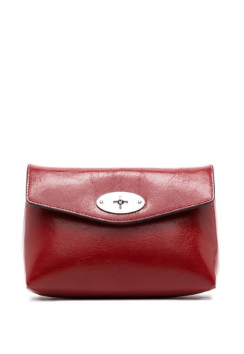 Mulberry Darley leather clutch bag - Rosso