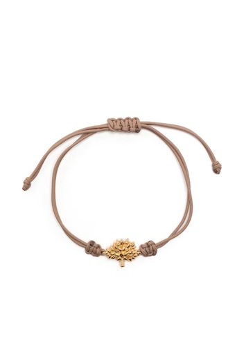 Mulberry Bracciale in corda con ciondolo - Marrone