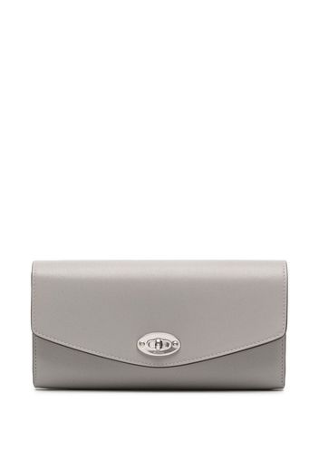 Mulberry Darley flap leather wallet - Grigio