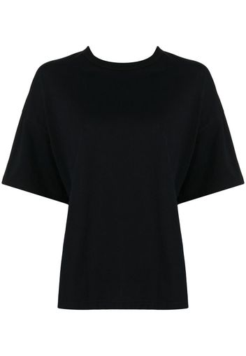 Muller Of Yoshiokubo T-shirt con maniche a spalla bassa - Nero